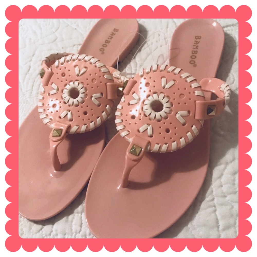 Pink flip flops Brand New